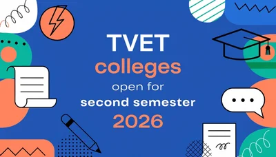 TVET colleges currently open for second semester 2026